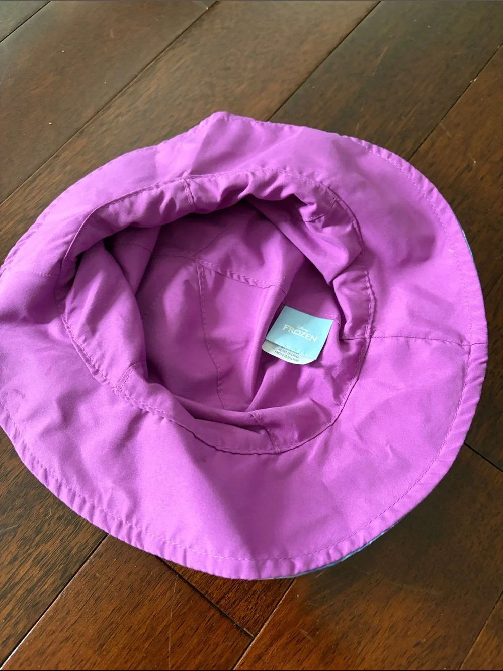 Frozen Elsa Purple Printed Bucket Hat